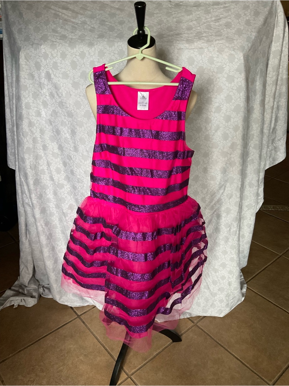 Disney Cheshire Cat Costume Dress w Ears